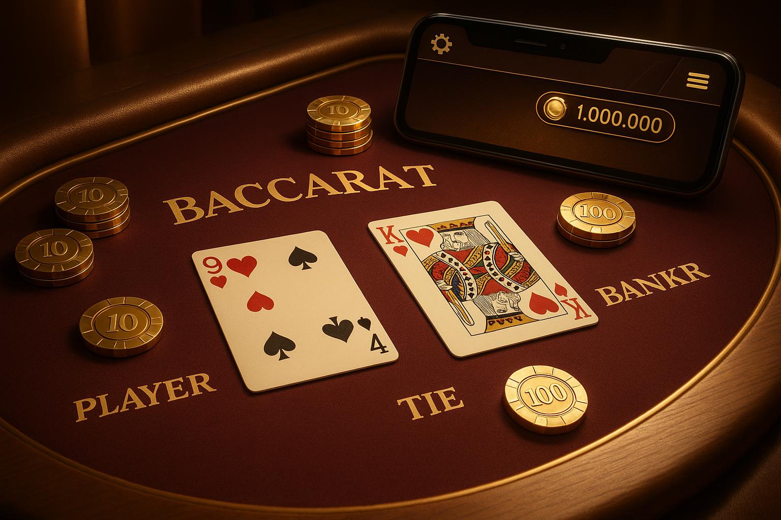 Bacará Mobile - Jogo VIP de cartas